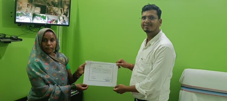 निर्विरोध निर्वाचित दो वार्ड सदस्य व एक पंच ने ली शपथ