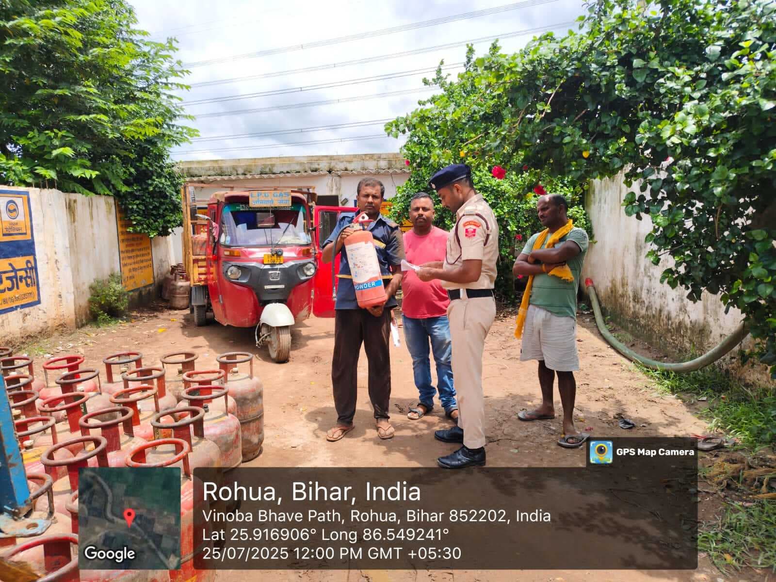 आग से सुरक्षा को लेकर चलाया जागरूकता अभियान