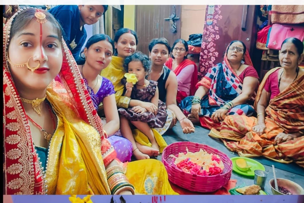 पति की लंबी उम्र के लिए नवविवाहिता करती हैं मधुश्रावणी