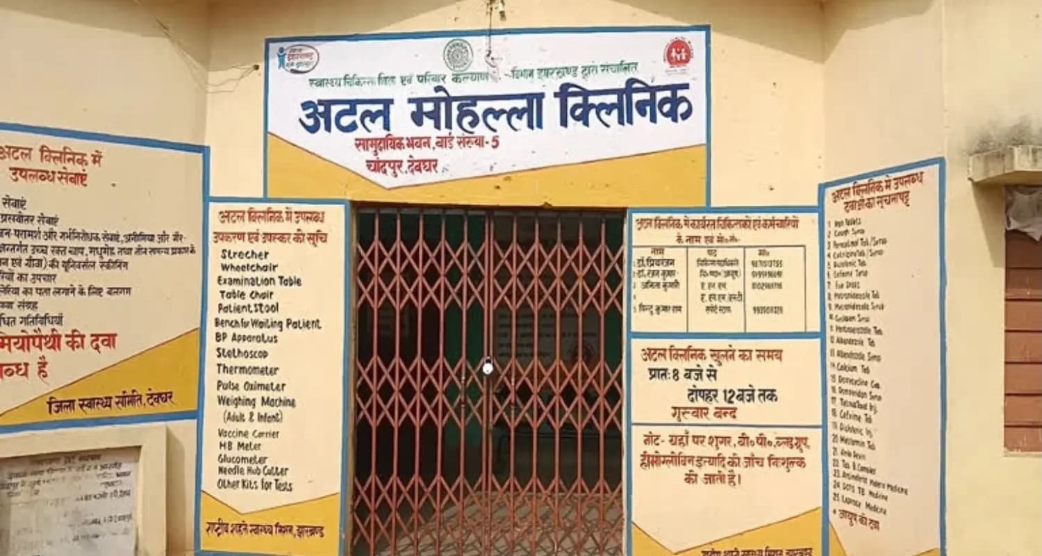 Political news : झारखंड में ''अटल मोहल्ला क्लिनिक'' का नाम बदलने पर सियासी घमासान