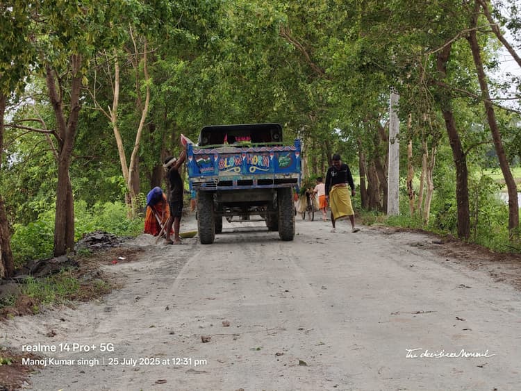 सूर्यपूरा-भलुनी को जर्जर सड़क से जल्द मिलेगी निजात, निर्माण कार्य शुरू