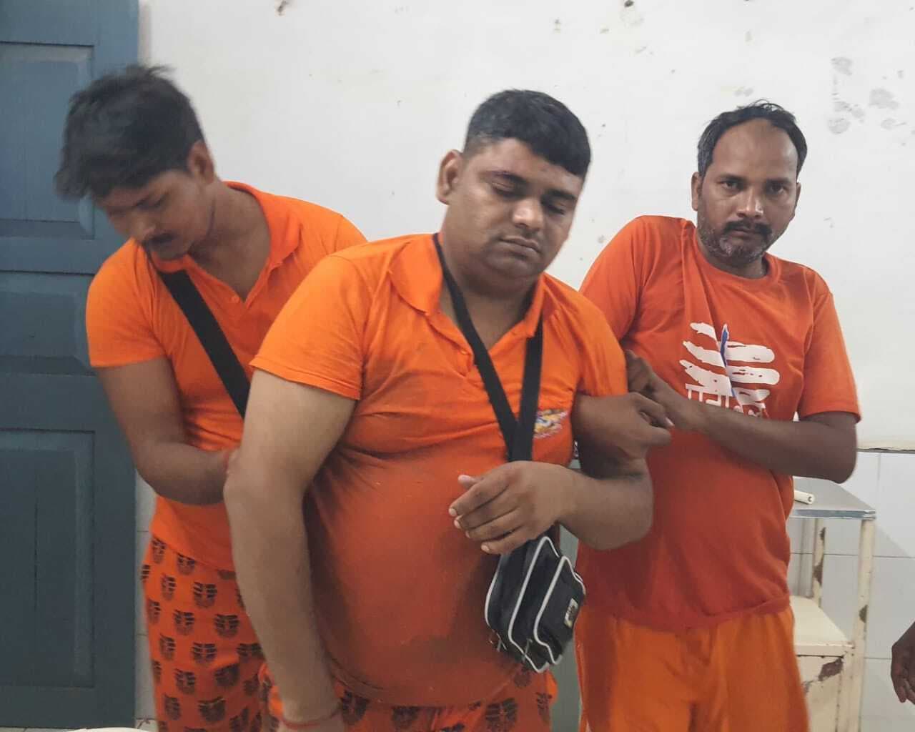 अनियंत्रित ऑटो के धक्के से मध्यप्रदेश का कांवरिया हुआ घायल