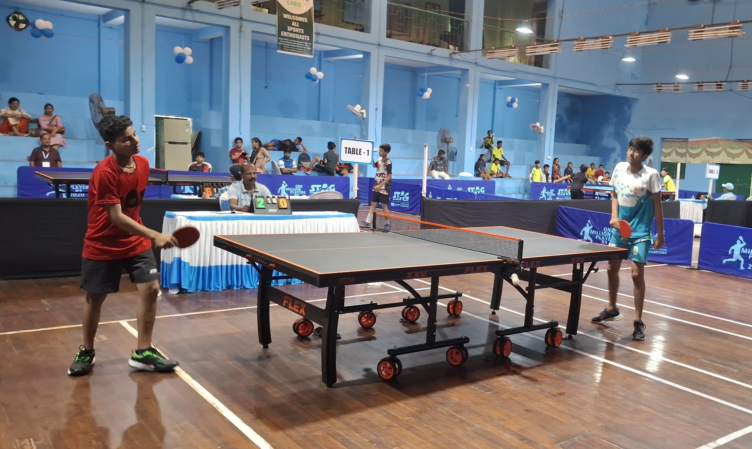 राज्य स्तरीय टेबल टेनिस टूर्नामेंट के तीसरे दिन पटना ने मनवाया लोहा