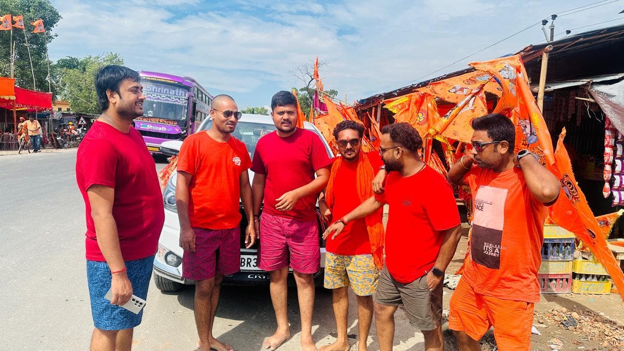 मनिहारी से कांवरिया देवघर के लिए हुए रवाना