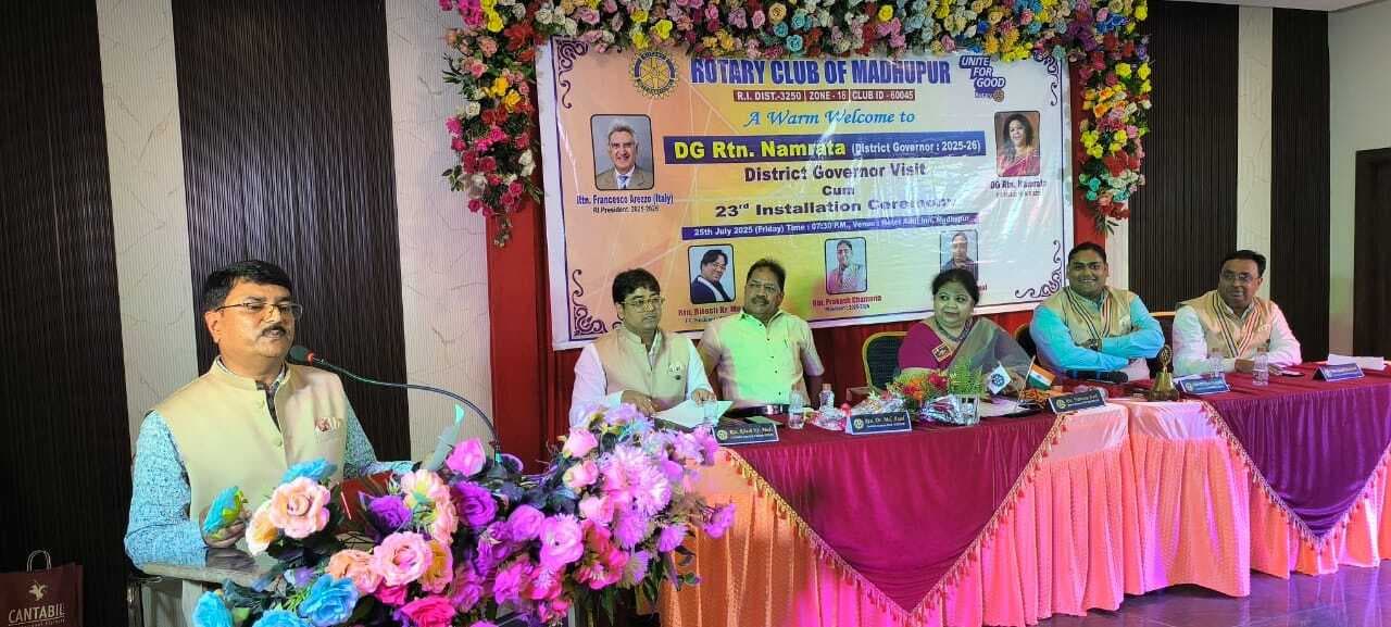 रोटरी क्लब ने मनाया इंस्टॉलेशन सेरेमनी