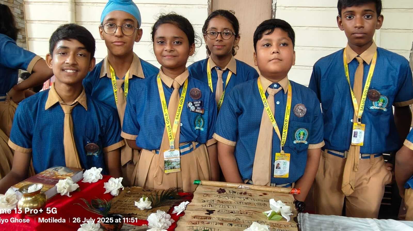 Giridih News :सलूजा गोल्ड इंटरनेशनल स्कूल में सामाजिक विज्ञान, गणित व अंग्रेजी प्रदर्शनी