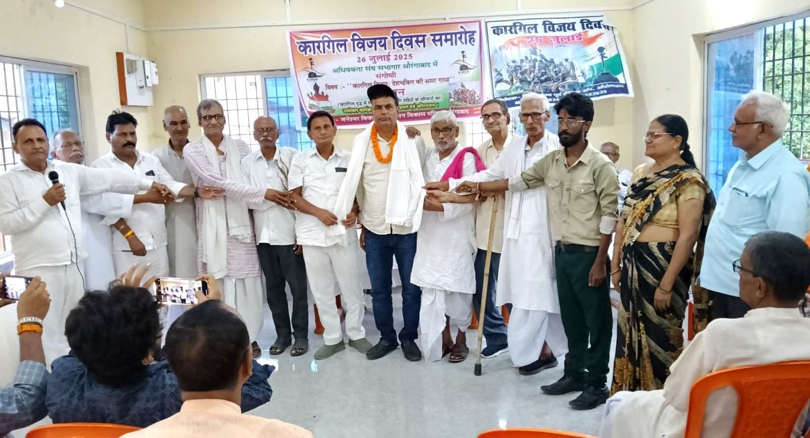 कारगिल युद्ध में शामिल रहे पूर्व सैनिक सम्मानित