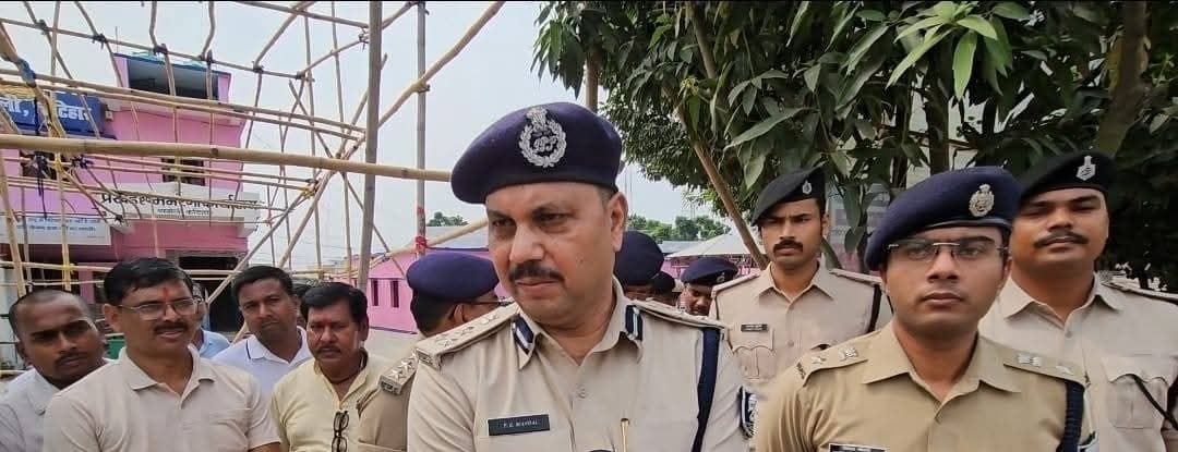 मुख्यमंत्री के कार्यकम स्थल का पूर्णिया आइजी ने लिया जायजा