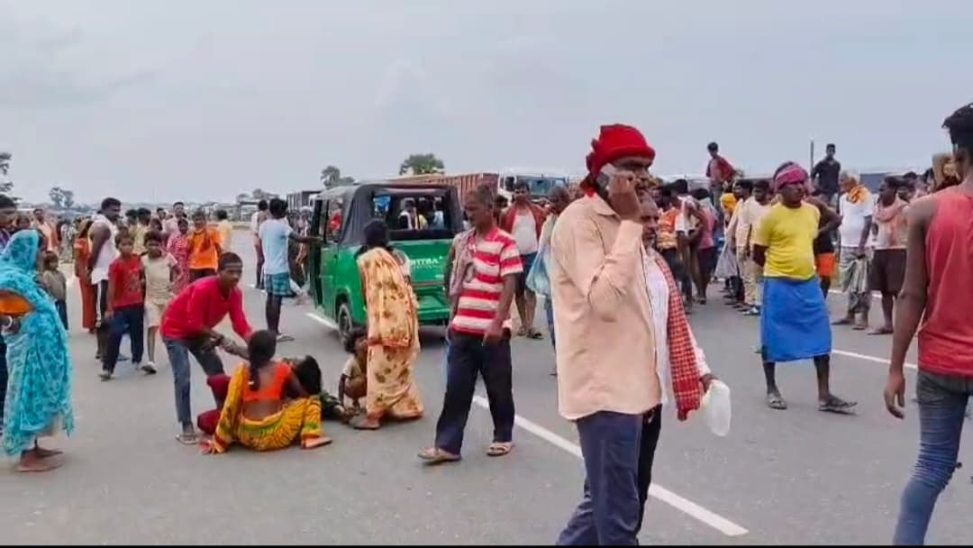 बिहटा-सरमेरा हाइवे पर मजदूर को वाहन ने कुचला, मौत