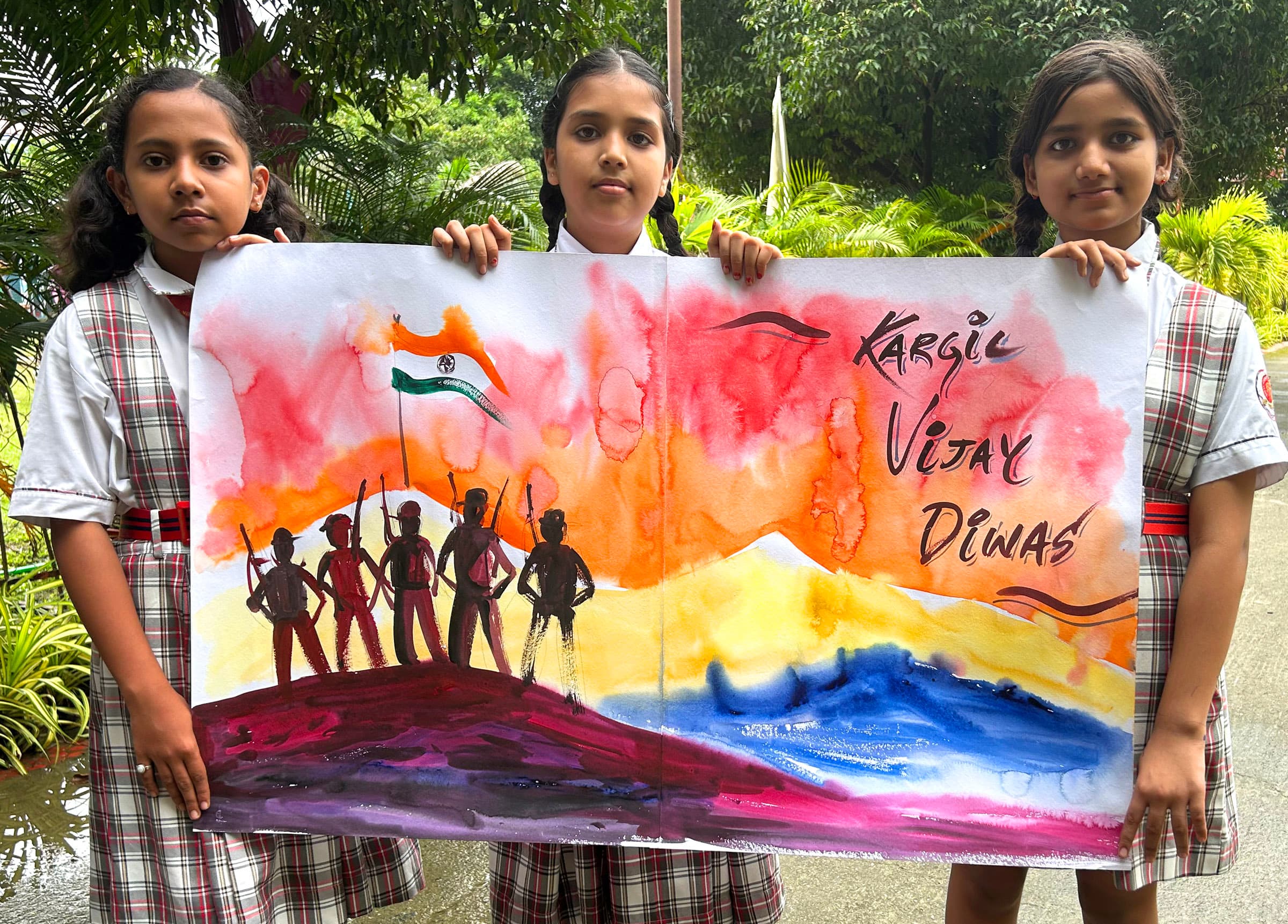 Jamshedpur News : करगिल विजय दिवस पर शेन इंटरनेशनल स्कूल में वीर शहीदों को किया गया याद