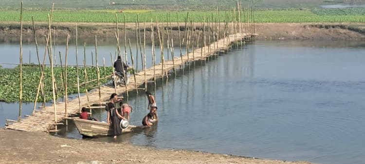 विनोदपुर चूरली धार पर तीन वर्षों से पुल निर्माण ठप, आक्रोश