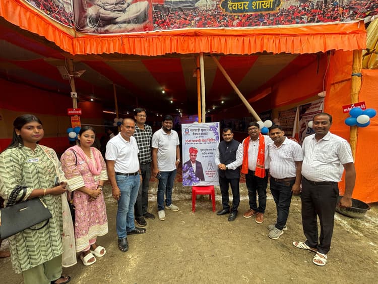 Deoghar news : मारवाड़ी युवा मंच के राष्ट्रीय अध्यक्ष पहुंचे देवघर, कांवरियों की सेवा को बताया बाबा  की सेवा