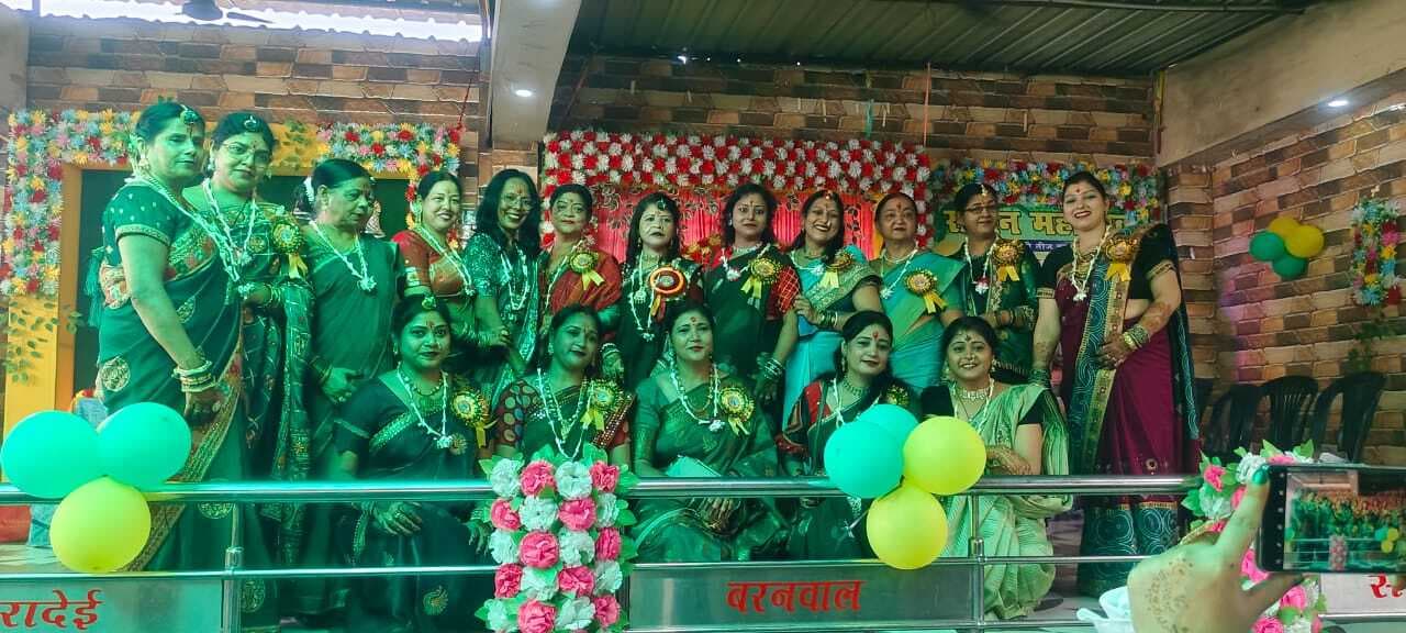 मोदी महिला महासभा ने मनाया सावन महोत्सव सह हरियाली तीज