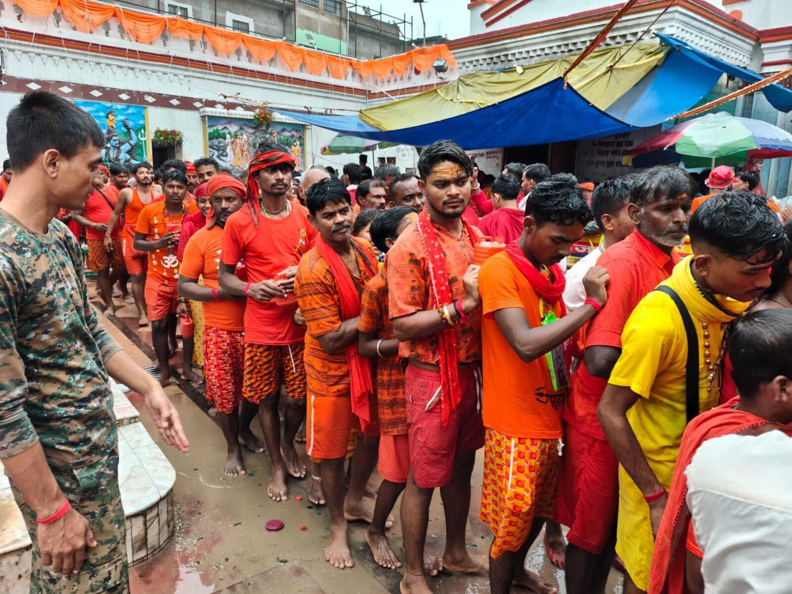 1.06 लाख शिवभक्तों ने अरघा से किया जलार्पण