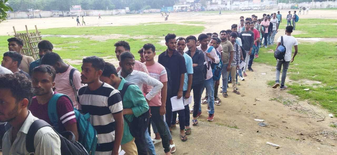 सिपाही भर्ती परीक्षा: पांचवी चरण में परीक्षा संपन्न