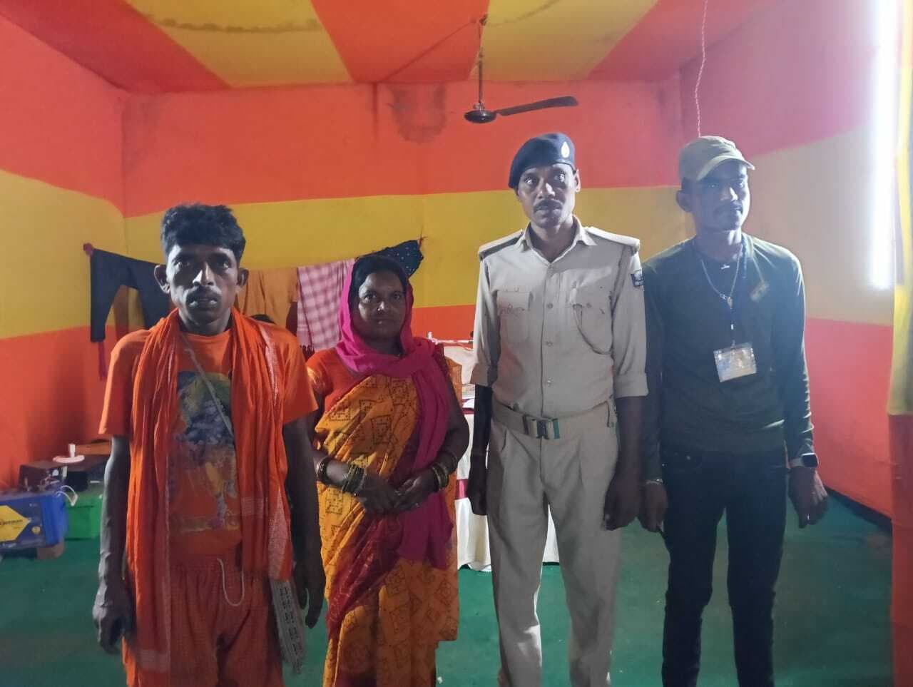 मधेपुरा की बिछड़ी महिला को परिजनों से मिलाया