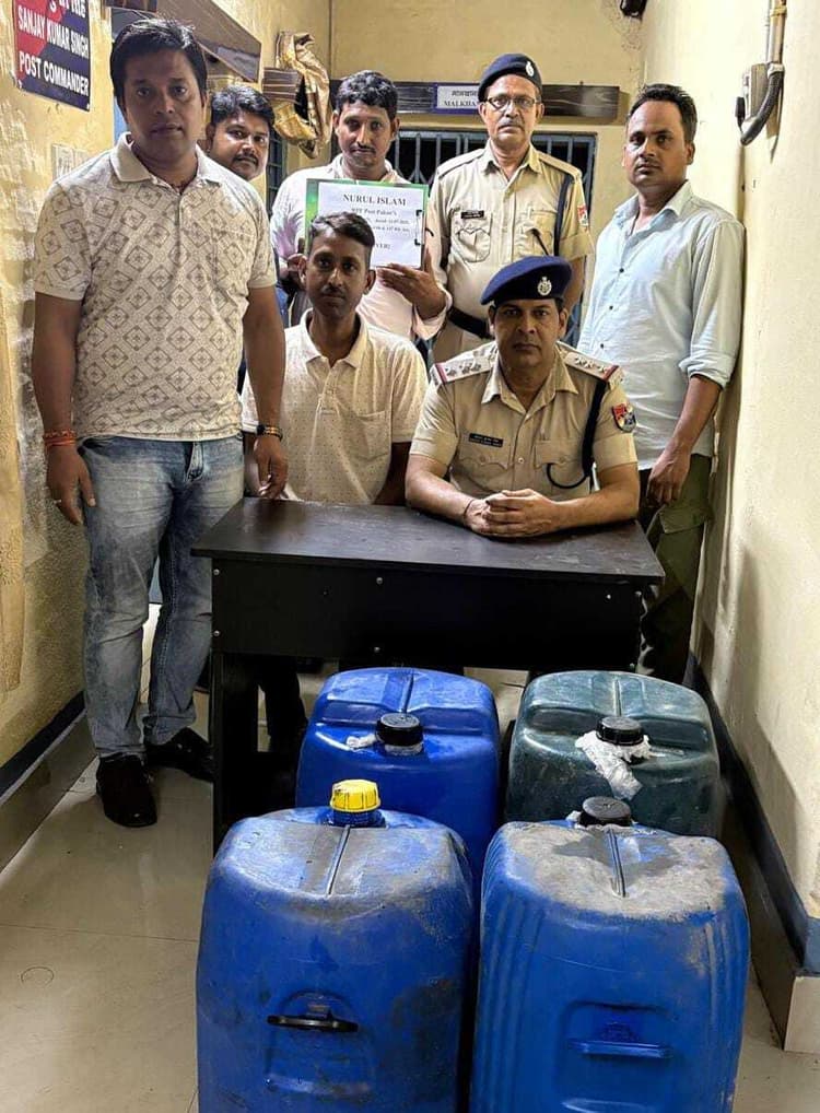 आरपीएफ ने डीजल चोरी के आरोपी को किया गिरफ्तार