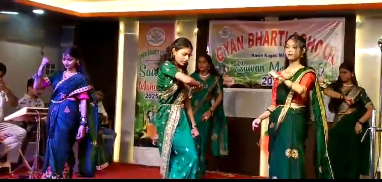 ज्ञान भारती स्कूल में सावन महोत्सव का आयोजन, बच्चों ने अपनी प्रस्तुत से मोहा