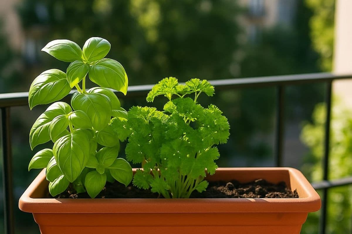 gardening herb plants