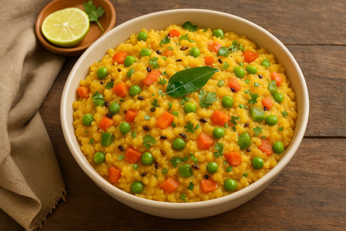 Masala Sooji Khichdi Recipe: सुबह के नाश्ते के लिए परफेक्ट मसाला सूजी खिचड़ी मिनटों में होगी तैयार, जानें रेसिपी