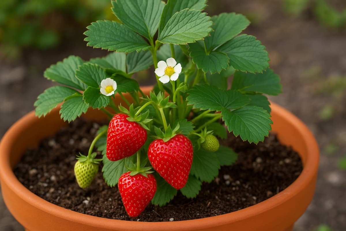 how to grow strawberry plant