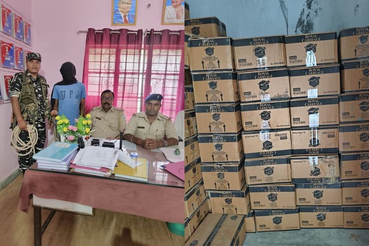 झारखंड के पलामू से 50 लाख की अवैध शराब जब्त, एक अरेस्ट, 17760 बोतलों में थी 4557 लीटर शराब
