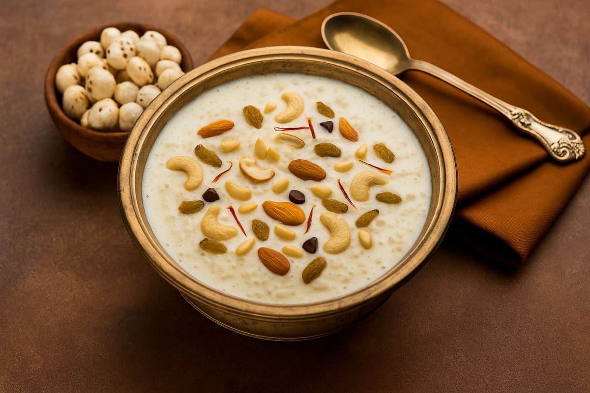 makhana kheer recipe