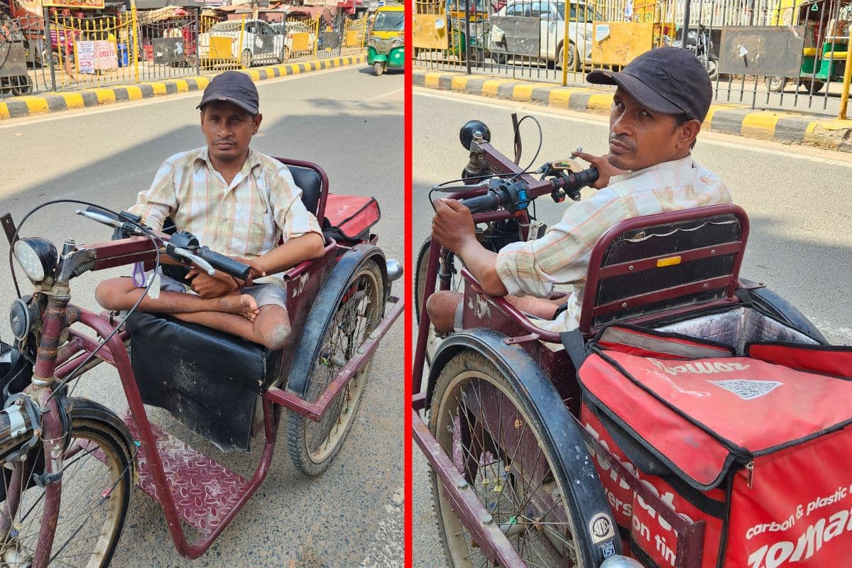 Good Story: दोनों पैर से दिव्यांग ‘डिलिवरी ब्वॉय’ मो शादाब चढ़ रहे हौसले की सीढ़ियां