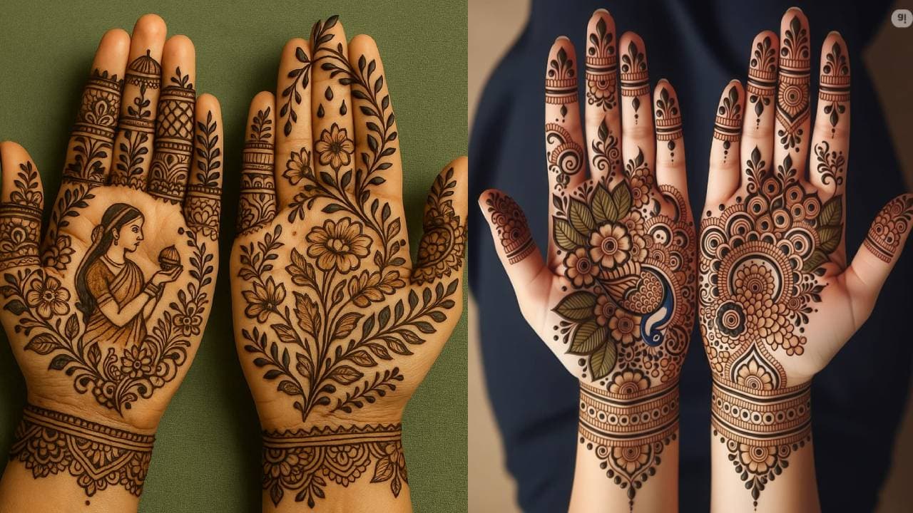 Mehndi Design: सावन हो या मधुश्रावणी... हाथों पर लगाएं ये ट्रेंडी मेहंदी डिजाइन, हर कोई करेगा तारीफ