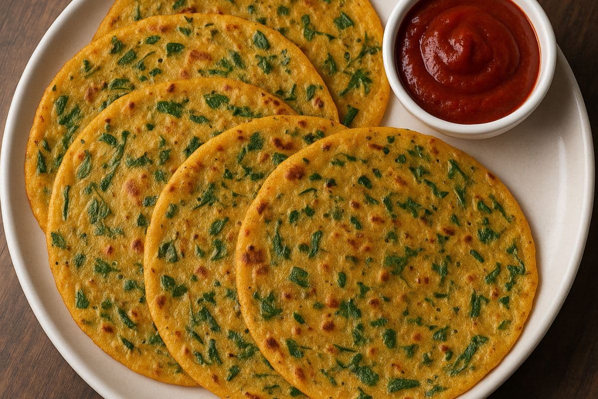 methi chilla