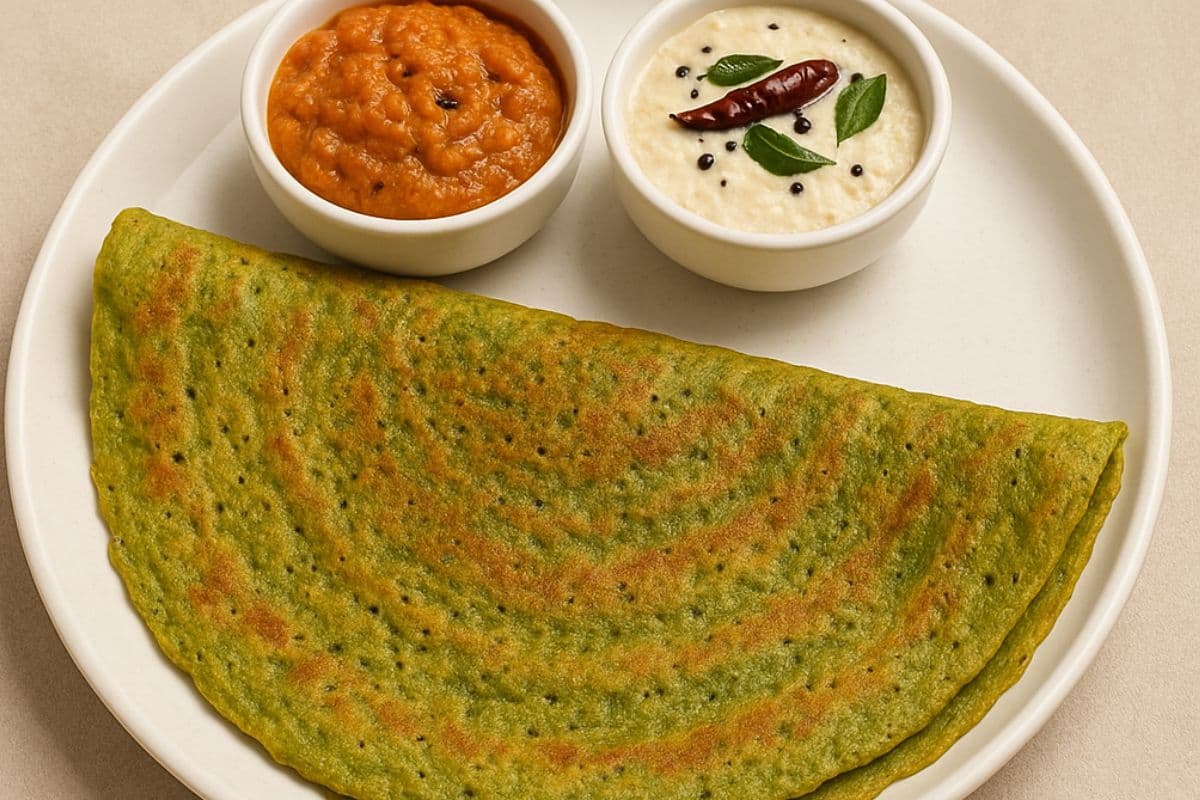 moong sprouts dosa