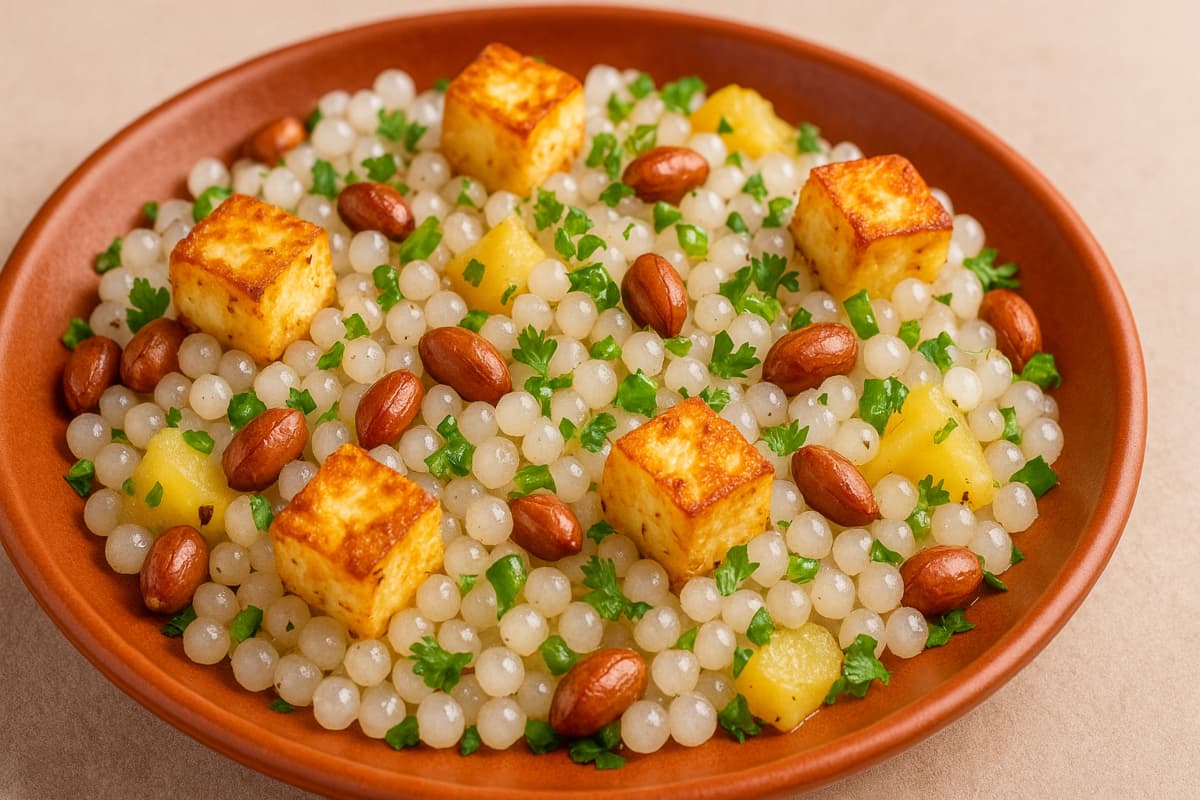 sabudana paneer pulao recipe