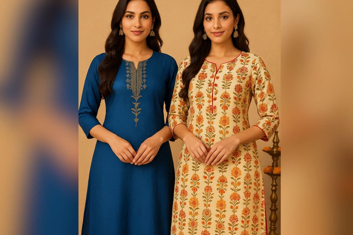Sawan Kurti Design: सावन का रंग और रक्षा बंधन की रौनक, खास मौके पर ट्राई करें ये कुर्ती डिजाइन Sawan Kurti Design: सावन का रंग और रक्षा बंधन की रौनक, खास मौके पर ट्राई करें ये कुर्ती डिजाइन