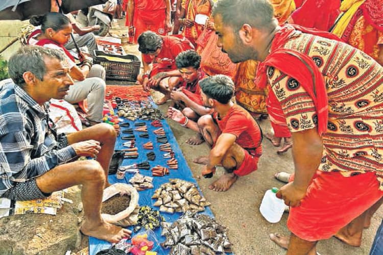 Shravani Mela: प्रशासन के आदेश की अनदेखी, खुलेआम बिक रहा गांजा, चिलम और तंबाकू