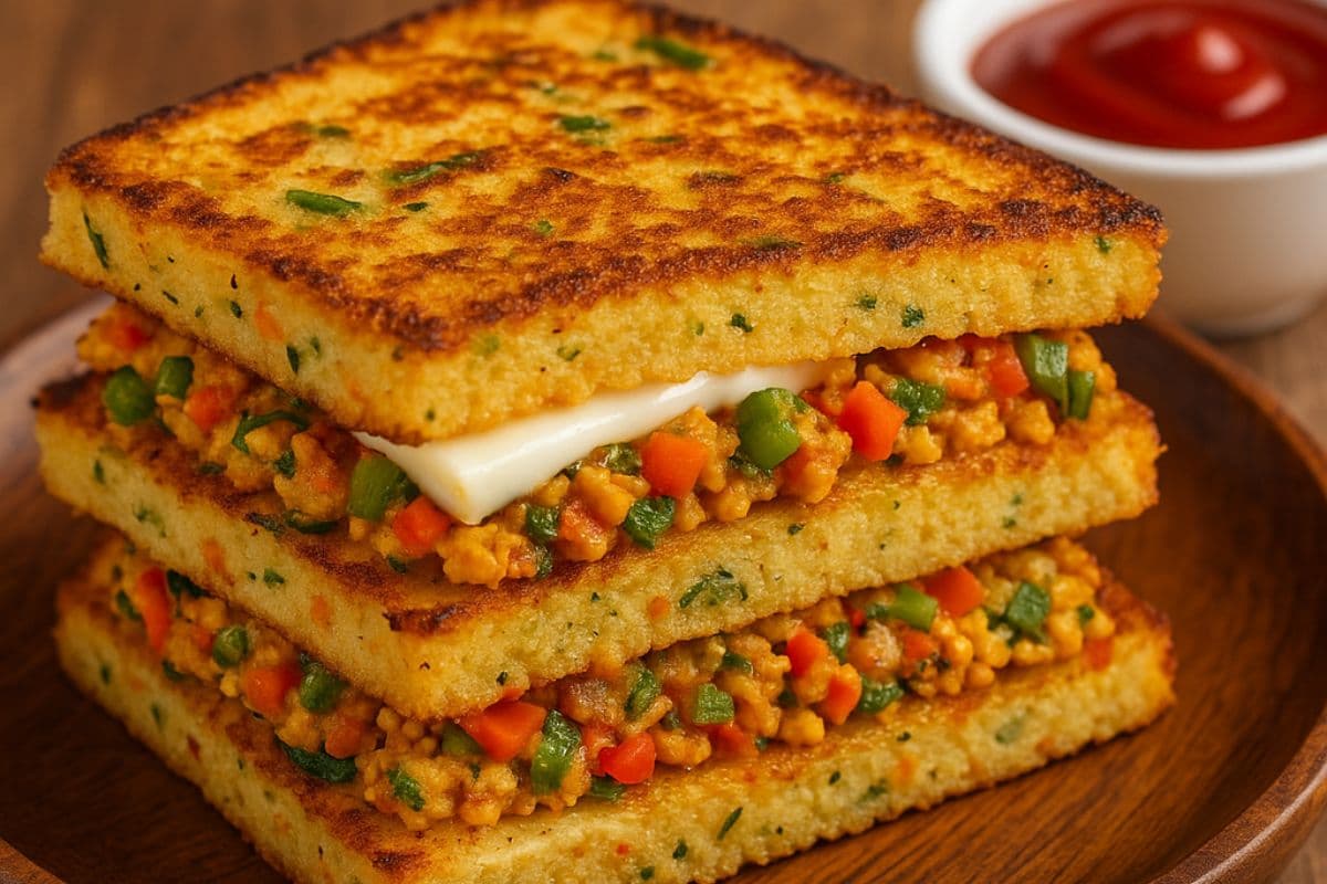 Suji Sandwich Recipe: बच्चों का टिफिन बनेगा और भी मजेदार, बनाएं टेस्टी सूजी पनीर सैंडविच