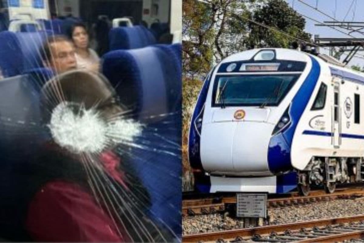 वंदे भारत एक्सप्रेस पर फिर पथराव, 8 से 17 वर्ष के बीच के चार बच्चे हिरासत में