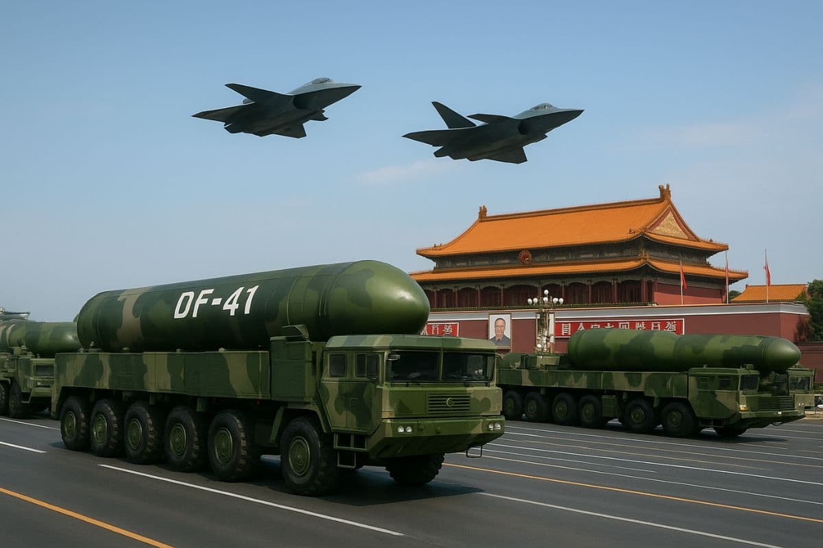 China Military Parade: DF-41 और YJ-20 संग चीन ने दिखाई परमाणु ताकत, एक बटन में अमेरिका खाक?