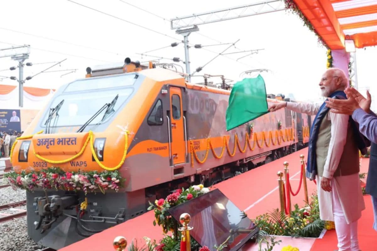 Amrit Bharat Express: PM मोदी ने किया गया-दिल्ली अमृत भारत एक्सप्रेस का उद्घाटन, जानिए पूरा रूट और टाइमिंग