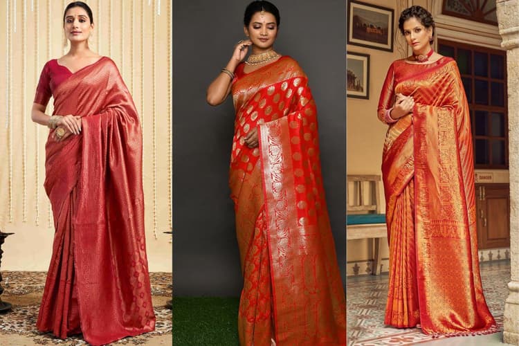 Ganesh Chaturthi Red Saree Look 2025: फेस्टिव लुक को बनाना है खास, तो अपनाएं ये 5 लेटेस्ट फैशन ट्रेंड्स