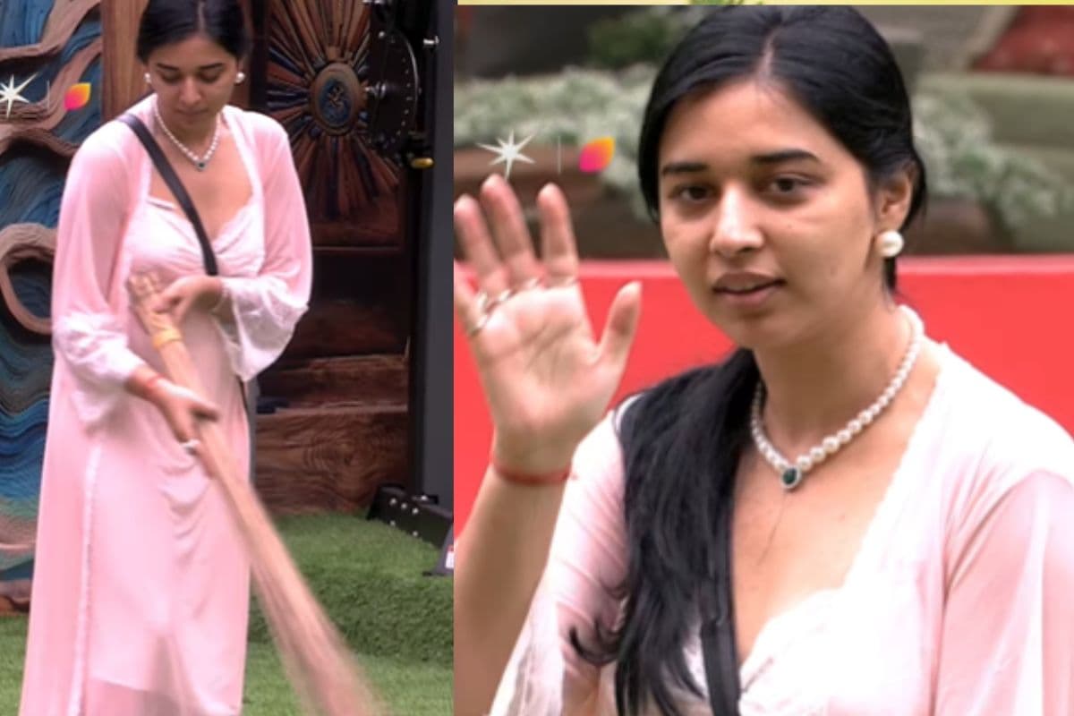 Bigg Boss 19: तान्या मित्तल ने बिग बॉस के घर में लगाई झाड़ू, बोली- मेरे हाथ कट रहे, VIDEO