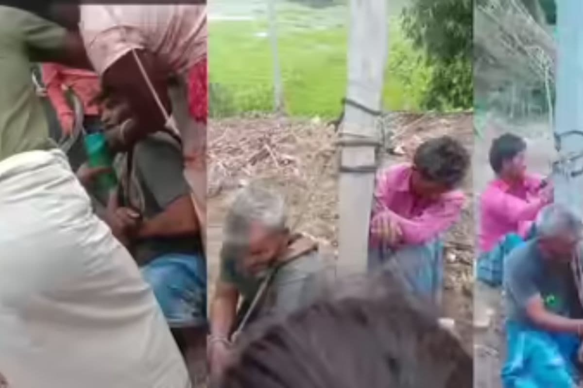 बिहार में डायन-टोना के शक में दो लोगों को खंभे से बांधकर पीटा, वीडियो हुआ वायरल