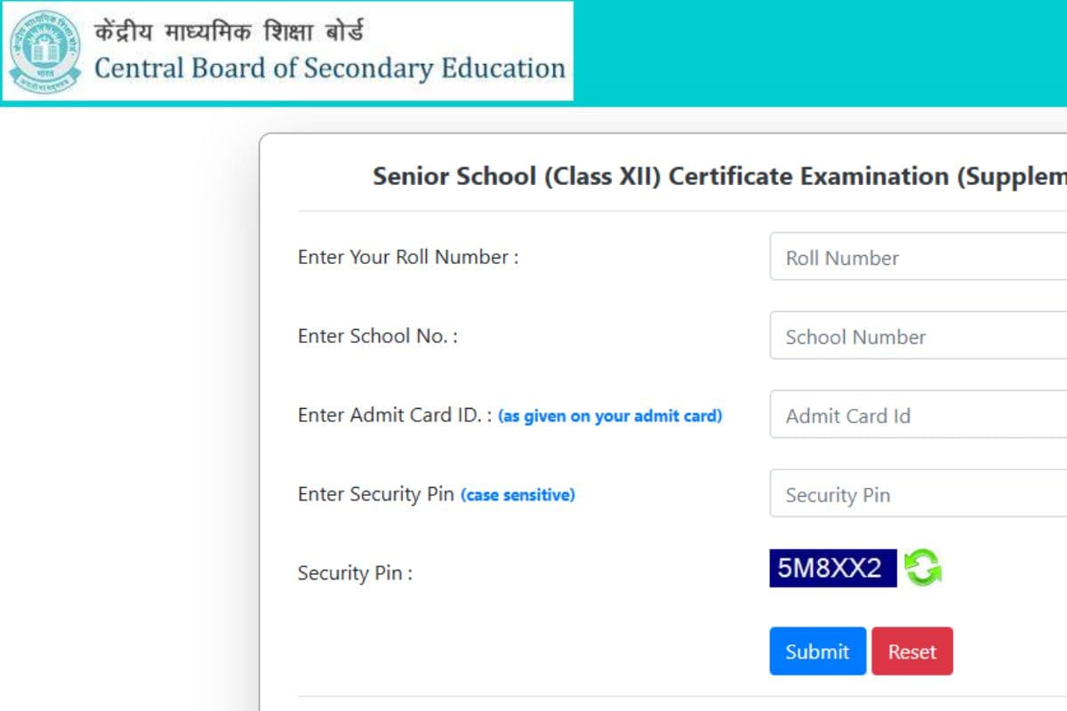 CBSE Class 12th Compartment Result Out 2025