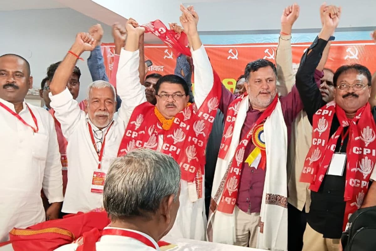 दूसरी बार CPI के राज्य सचिव चुने गए महेंद्र पाठक, राज्य सम्मेलन में कई प्रस्ताव पारित