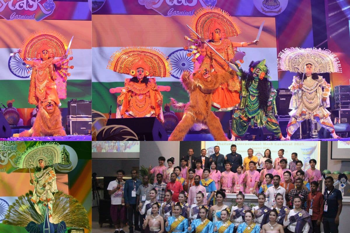 Chhau Dance: थाईलैंड में बिखरी छऊ की छटा, झूमे विदेशी दर्शक, महिषासुर मर्दिनी पर नृत्य कर कलाकारों ने मोहा मन