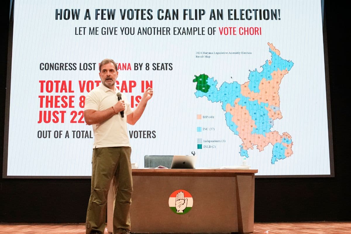Rahul Gandhi vs ECI: राहुल गांधी ने सबूतों के साथ ‘वोट चोरी’ का किया दावा, ECI से BJP की मिलीभगत का लगाया आरोप