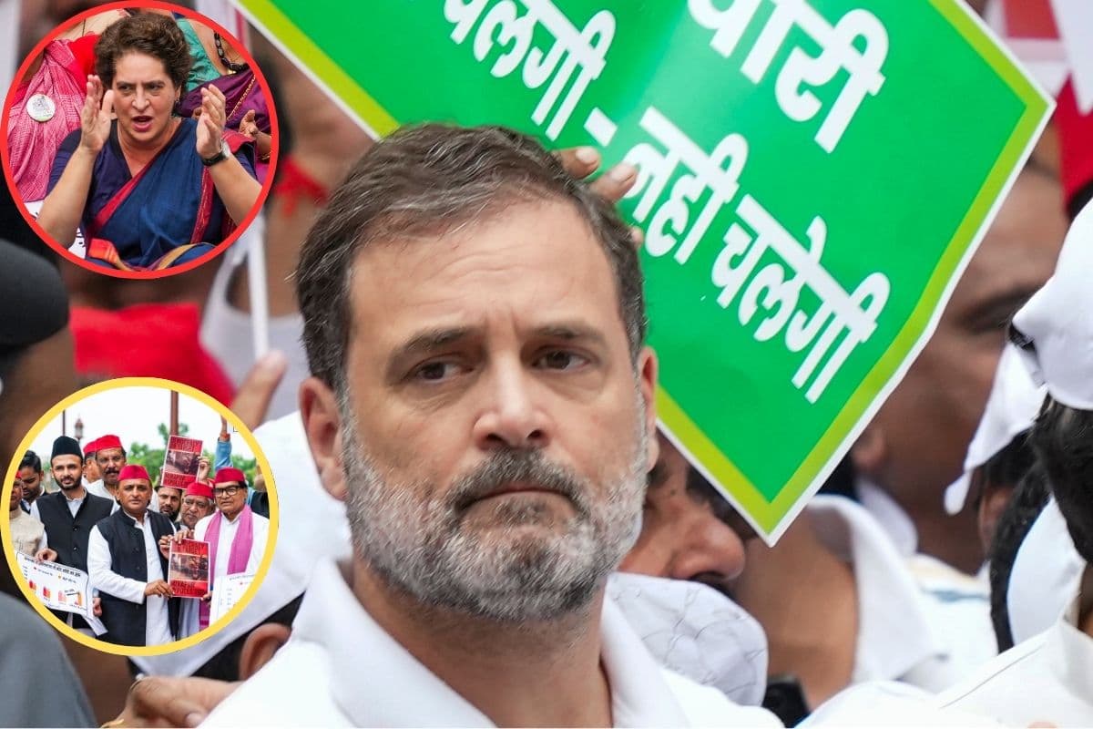 Watch Video: राहुल की हुंकार, प्रियंका की तालियां, अखिलेश की छलांग... कथित वोट चोरी के खिलाफ विपक्ष का शक्ति प्रदर्शन