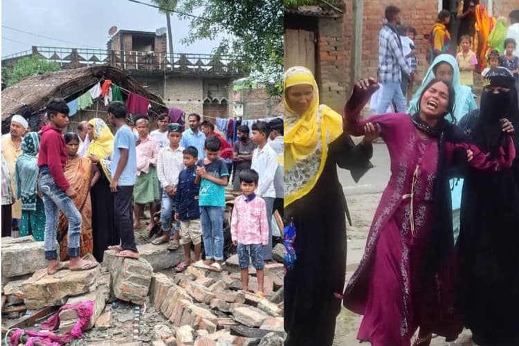 Bihar News: सीवान में दीवार ढहने से बाप-बेटी की मौत, एकसाथ उठा दोनों का जनाजा
