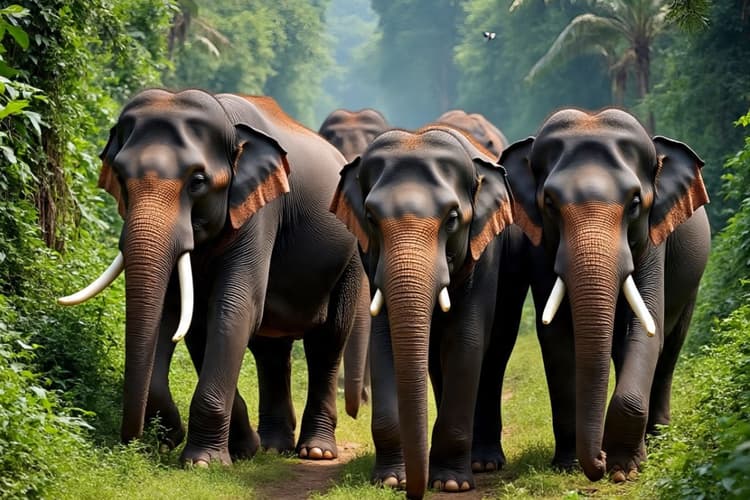 Bihar News: नेपाल से आए भूखे हाथियों के झुंड का बिहार में तांडव, SSB कैंप पहुंचकर मचाया उत्पात