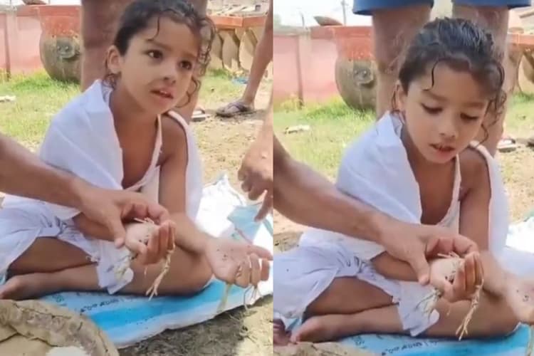 Video: शहीद पिता का बिहार में श्राद्ध करता मासूम बेटा, भावुक करने वाला वीडियो देखिए