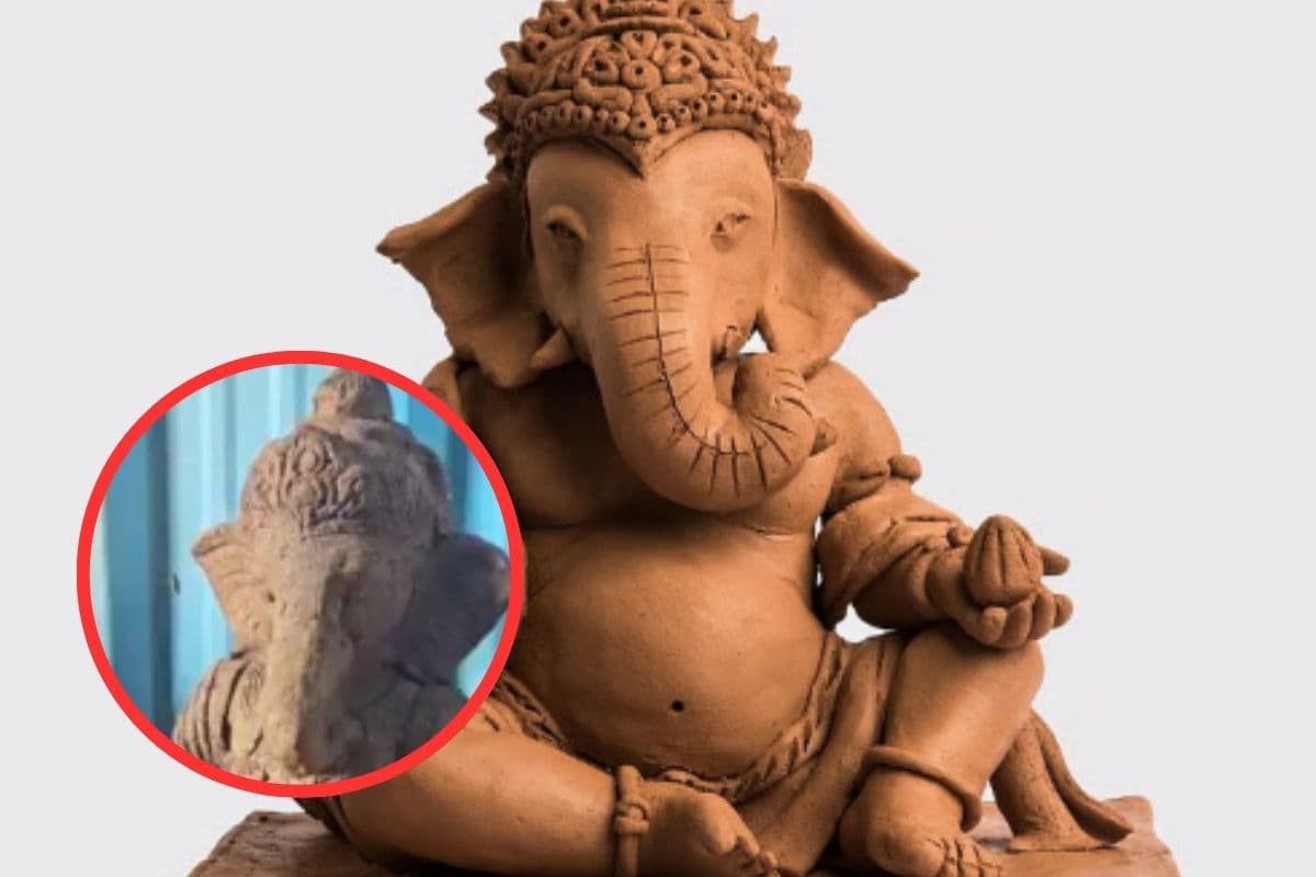 Viral Video : गाय के गोबर से बना दी गणेश की मूर्तियां, सब हैरान